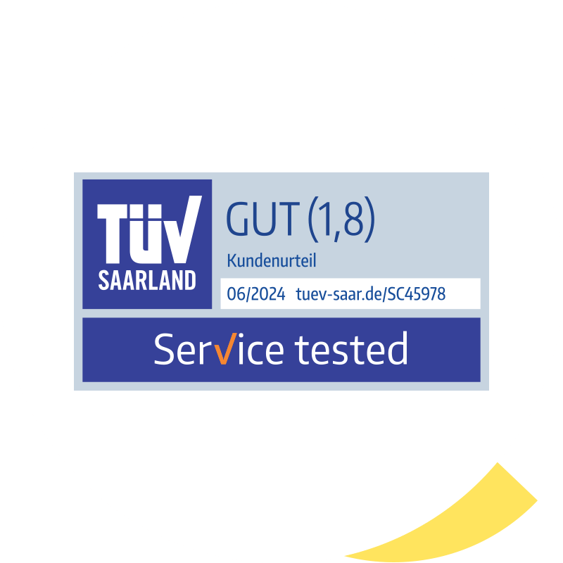Kfz-Versicherung Test: DA Direkt Service "Gut" laut Kundenurteil im TÜV Saarland 06/2020